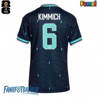 Germania Joshua Kimmich #6 Echipament de Fotbal Replică Mondial 2026 Femei Deplasare